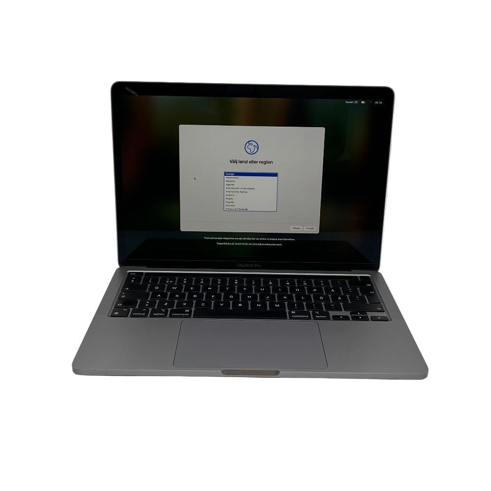 Begagnad MacBook Pro 13" 2020 - M1 - 16GB - 512GB - Rymdgrå
