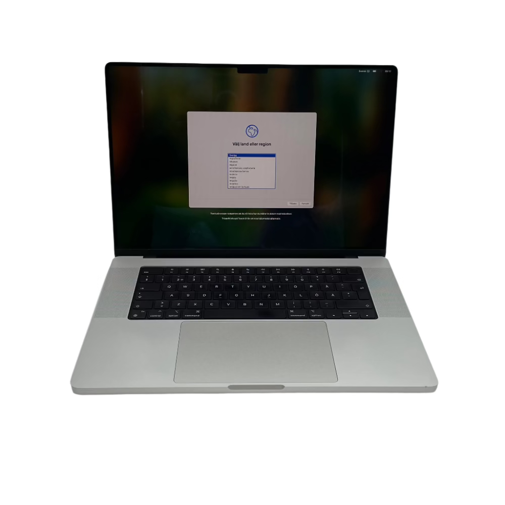 Begagnad MacBook Pro 16" 2021 - M1 Pro - 16GB - 512GB - Rymdgrå