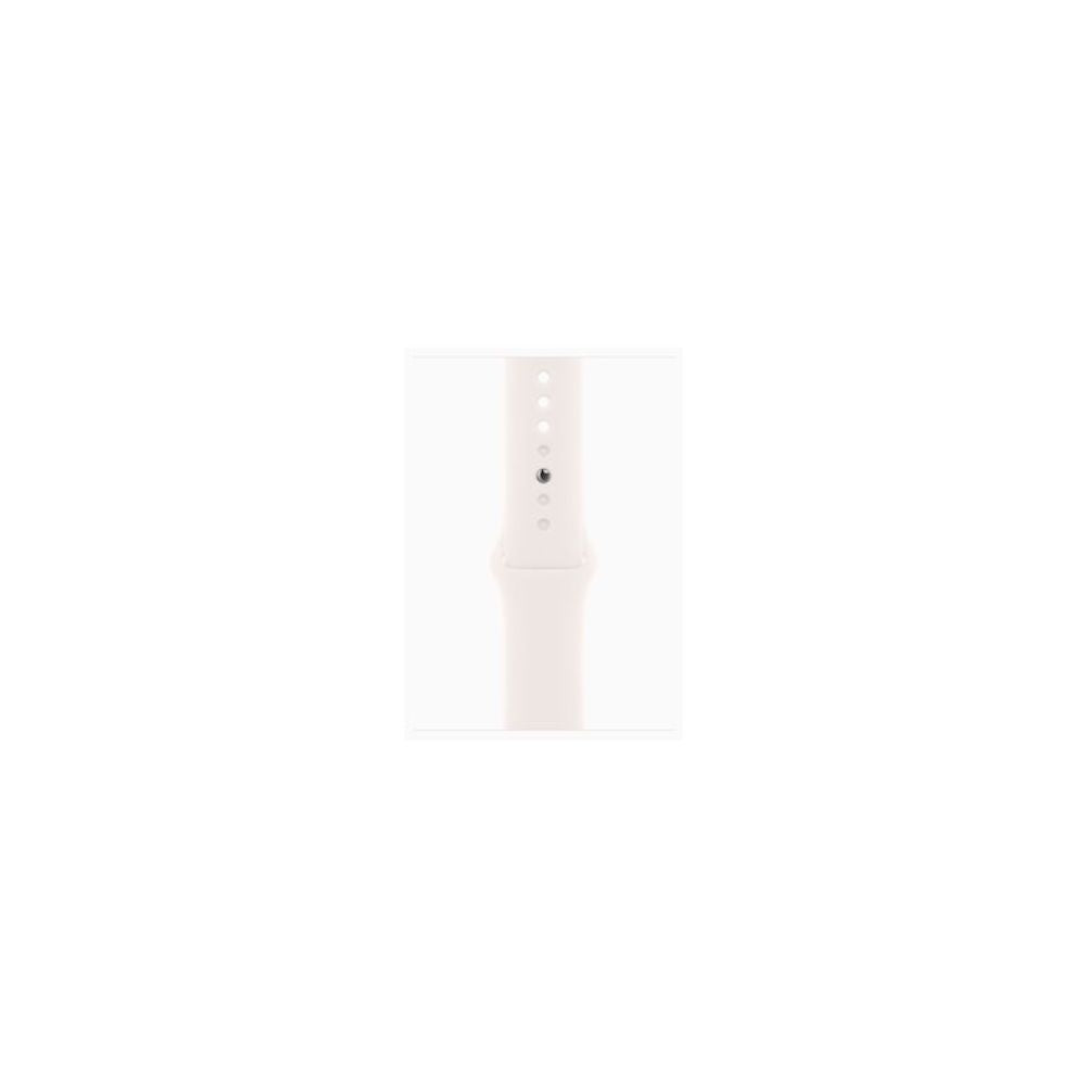 Apple Watch Series 10 - GPS - 46mm - Roséguld Aluminiumboett - Rosé Sportband M/L