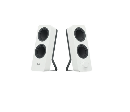 Logitech Z207 - Högtalare 2.0 Kanal - Trådlös - Bluetooth - 5W - Vit