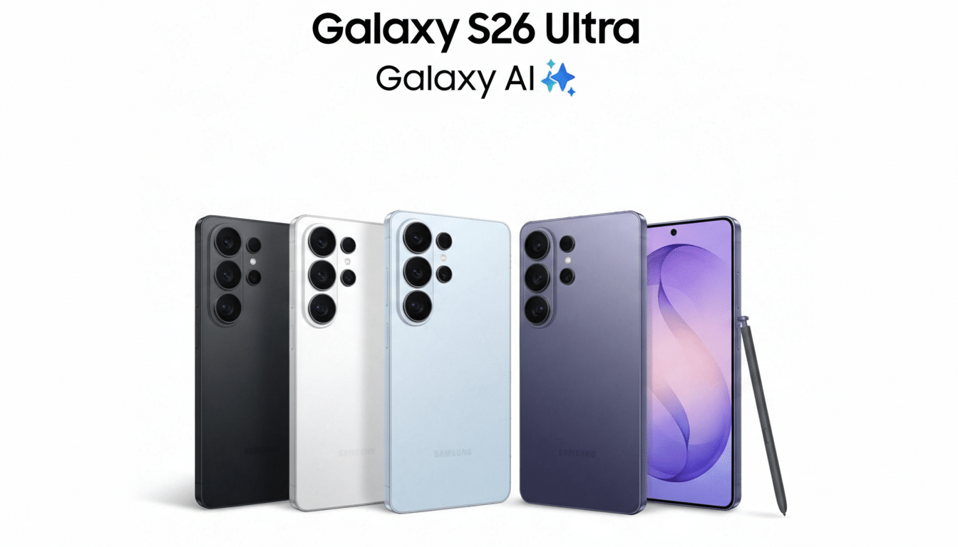 Samsung Galaxy S26. Nu är den här med inbyggt privacyfilter!