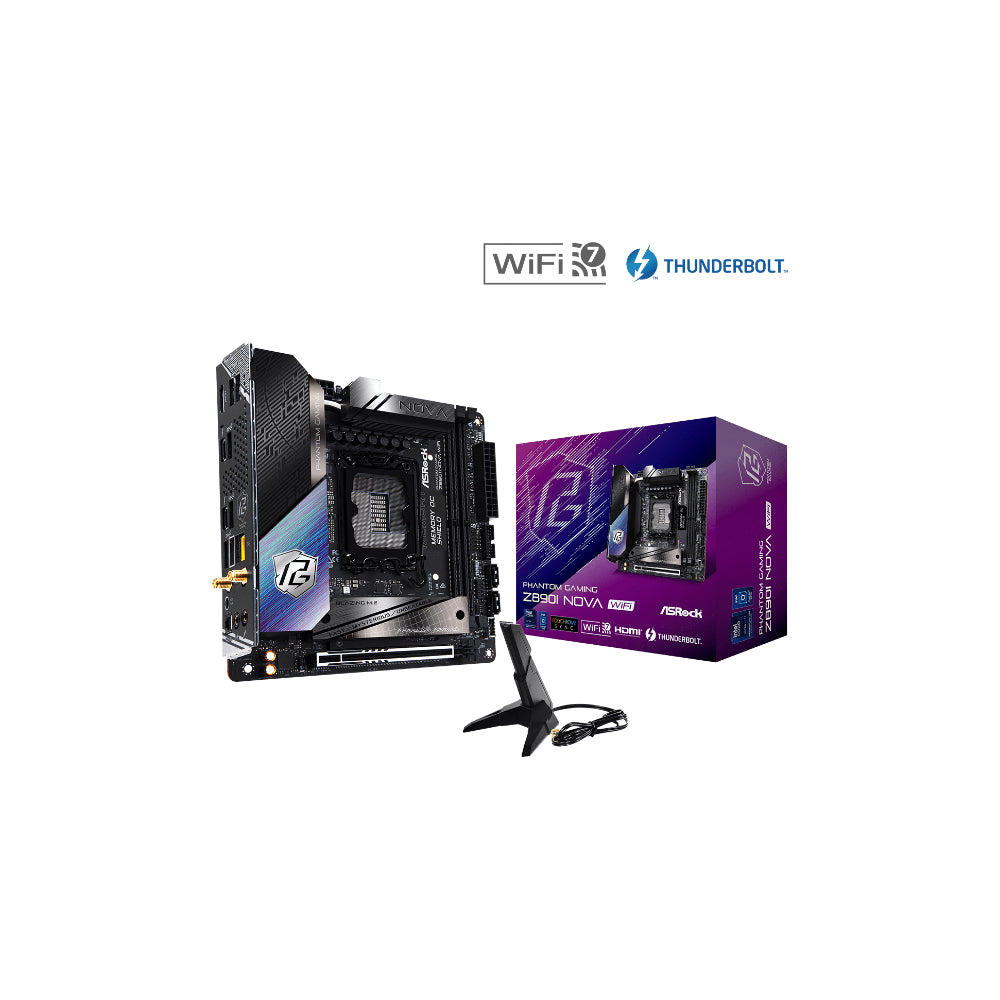 ASRock Phantom Gaming Z890i Nova Wi-Fi ATX LGA1851