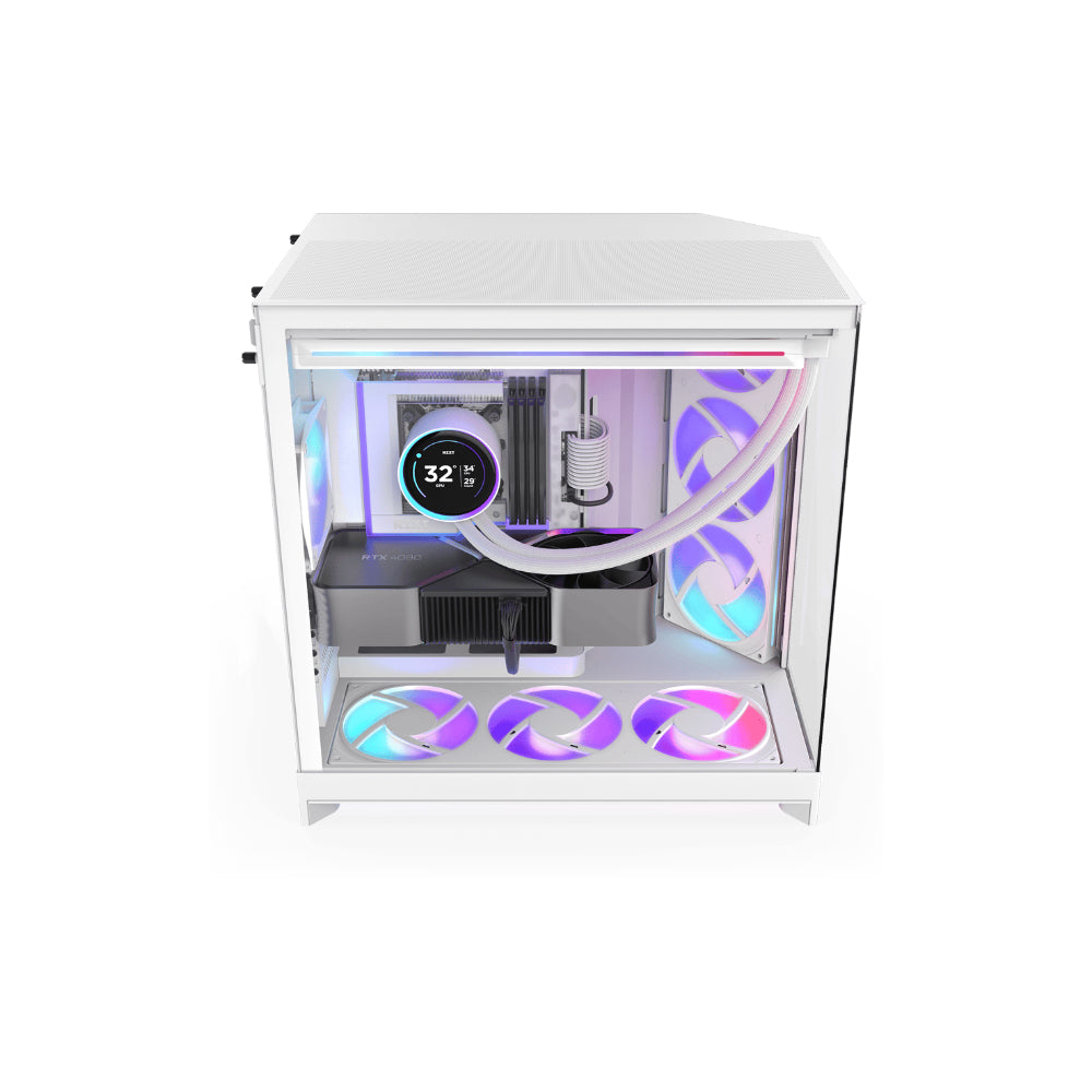 NZXT H9 Flow RGB+ 2025 ATX Vit