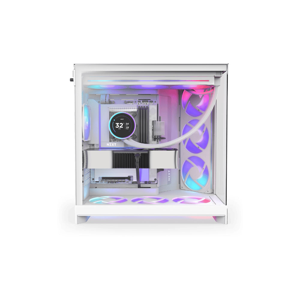 NZXT H9 Flow RGB+ 2025 ATX Vit