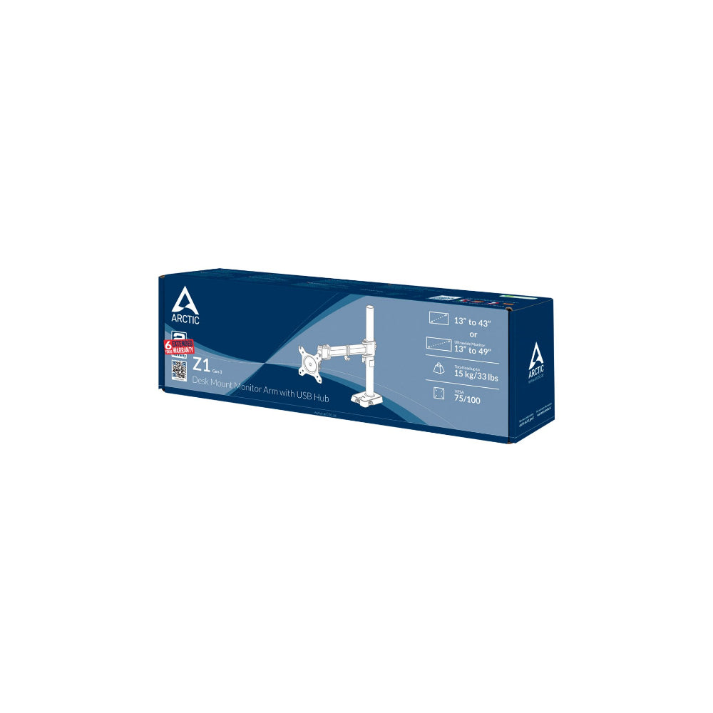 ARCTIC Z1 Skärmstativ Gen 3 - upp till 38"
