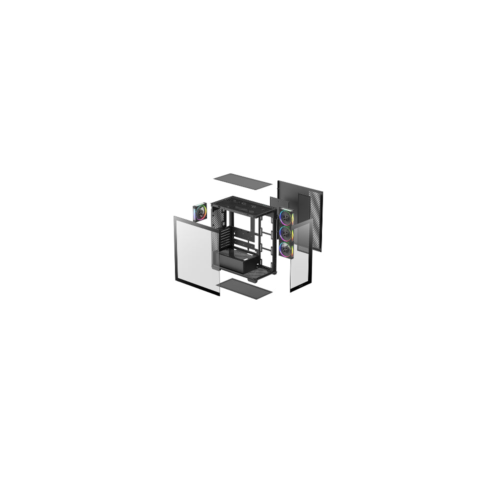DeepCool CG580 4F V2 ATX Svart