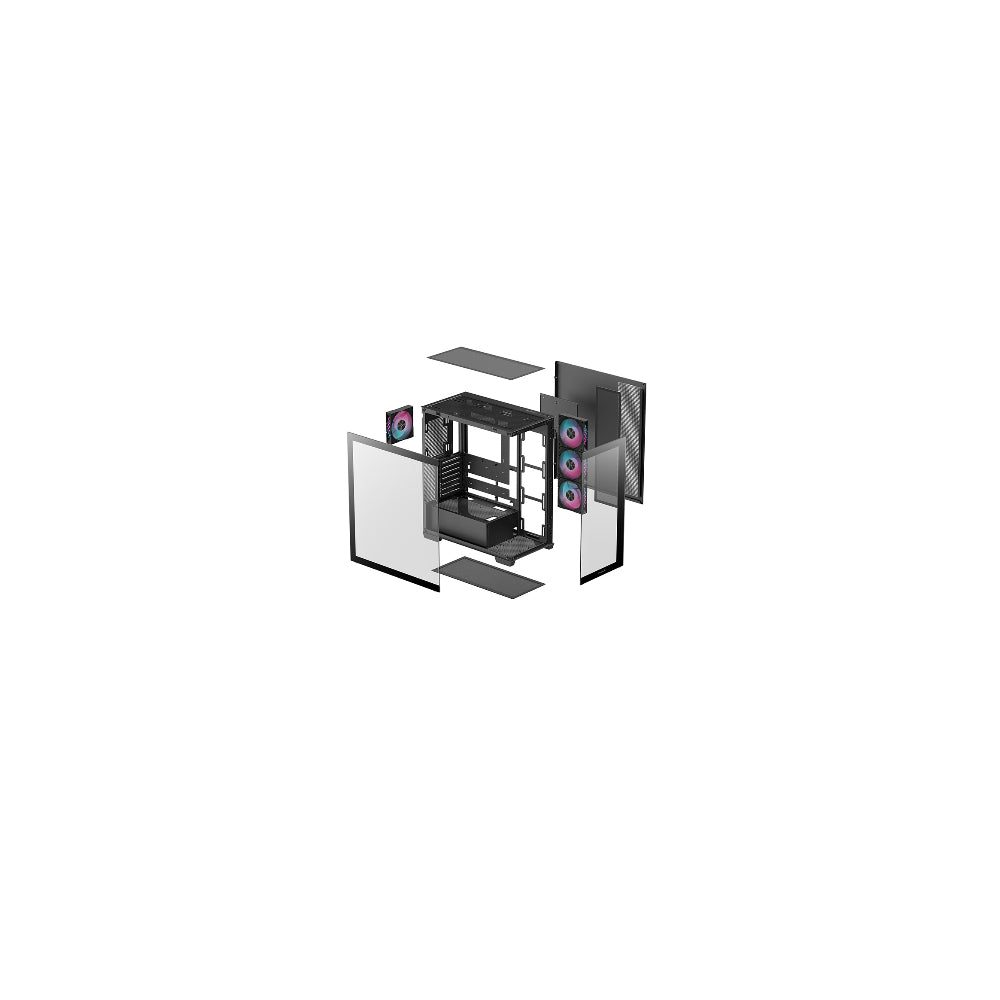 DeepCool CG580 4F ATX Svart