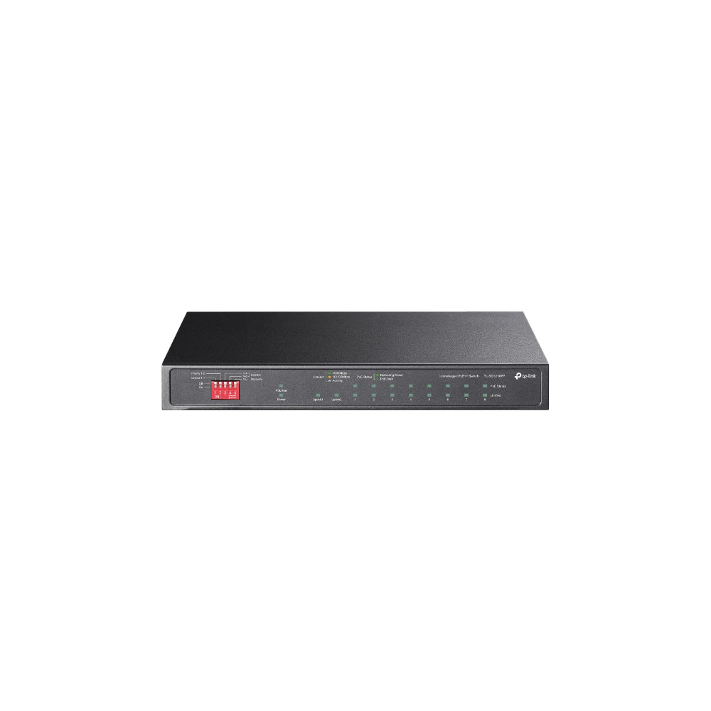 TP-Link TL-SG1210PP 10-Port Gigabit Desktop Switch med 6-Port PoE+ and 2-Port PoE++
