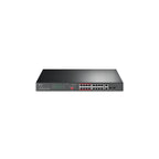 TP-Link TL-SL1218MP 16-Port 10/100 Mbps + 2-Port Gigabit Rackmount Switch med 16-Port PoE+