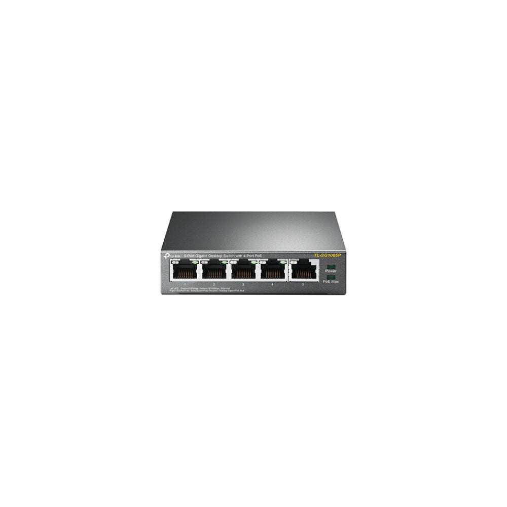 TP-Link TL-SG1005P 5-Port GbE Switch med 4-Port PoE