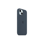 Apple iPhone 15 Silicone Case med MagSafe Stormblå