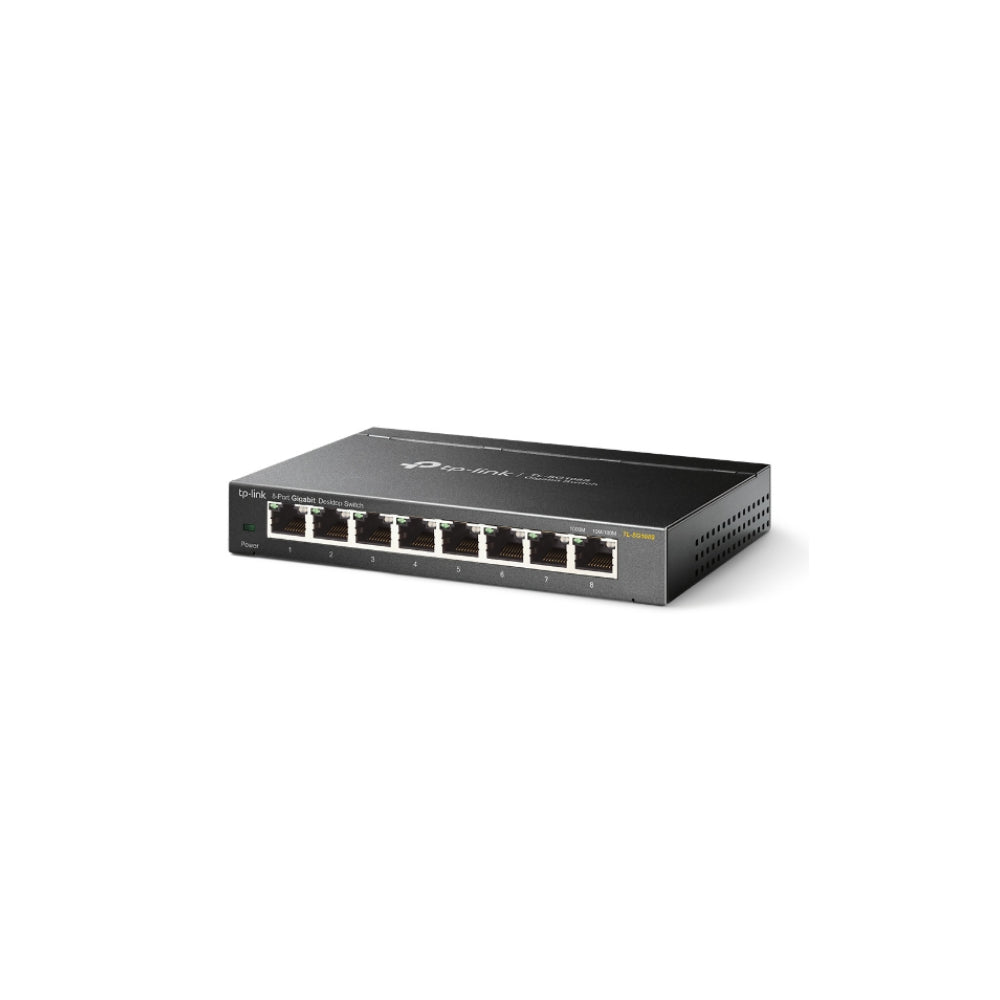 TP-Link TL-SG108S(UN)8-Port 10/100/1000Mbps Desktop Nätverk Switch