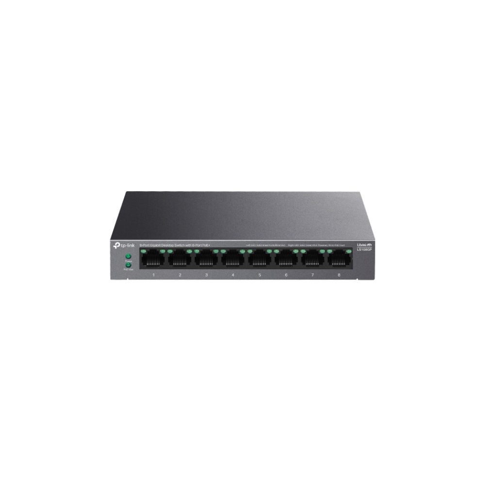 TP-Link LiteWave LS108GP V1 Switch 8-PoE+