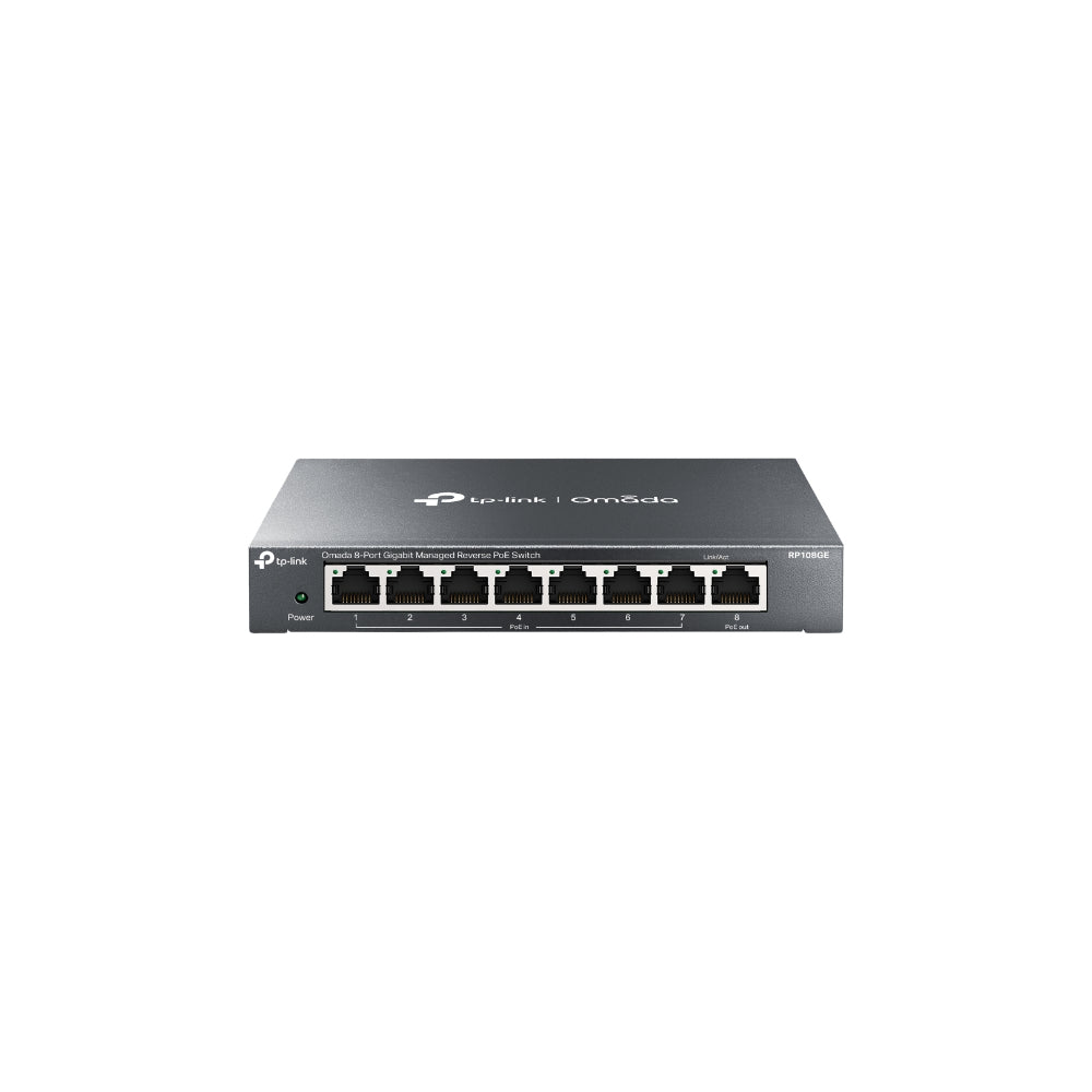 TP-Link TL-RP108GE 8-Port Gigabit Managed Reverse PoE Switch
