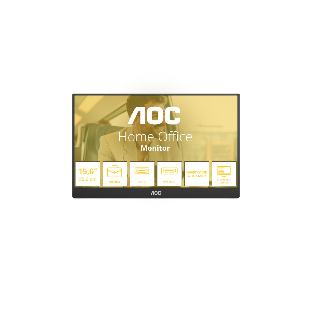 AOC 16T20E2 15.6" - USB-C 1920x1080 IPS 60Hz