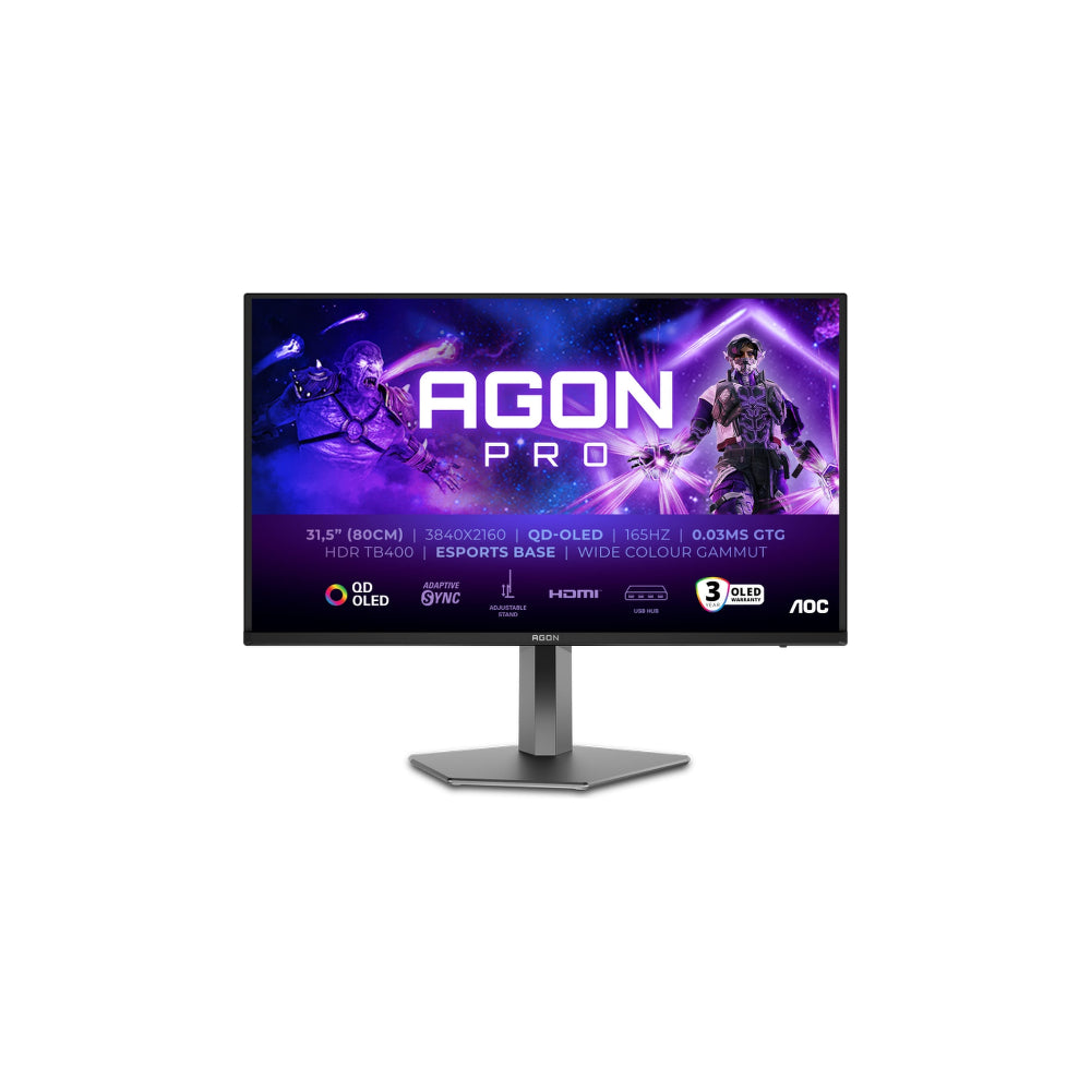 AOC AGON PRO AG326UD 32" - 3840x2160 QD-OLED 165Hz