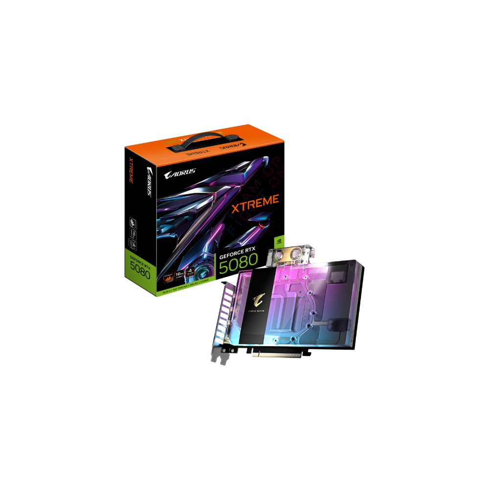 Gigabyte Aorus GeForce RTX 5080 XTREME Waterforce OC Edition 16GB