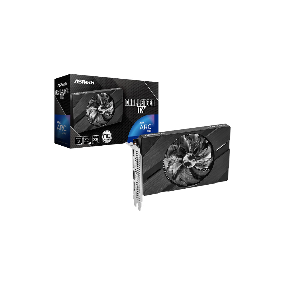 ASRock Intel Arc A380 Challenger ITX OC 6GB
