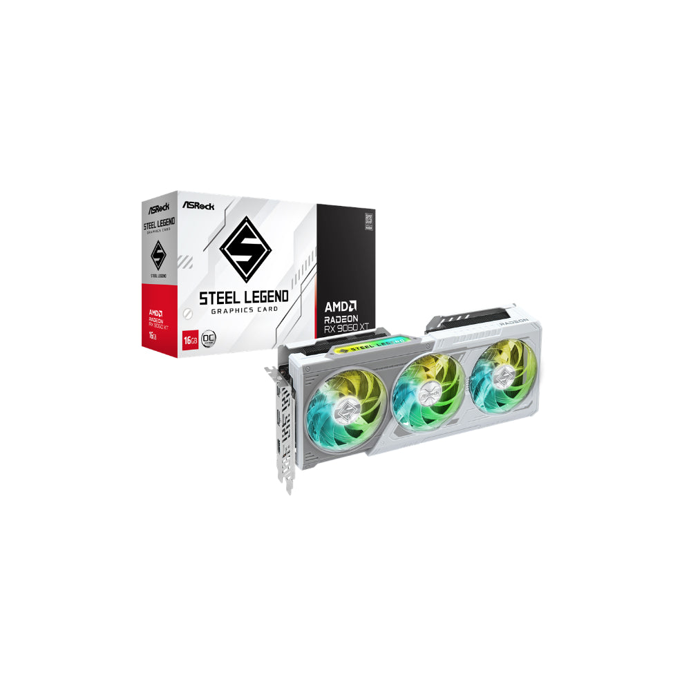 ASRock Radeon RX 9060 XT Steel Legend OC 16GB