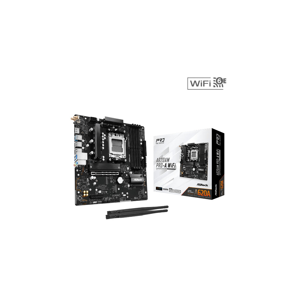 ASRock A620AM Pro-A WiFi mATX AM5