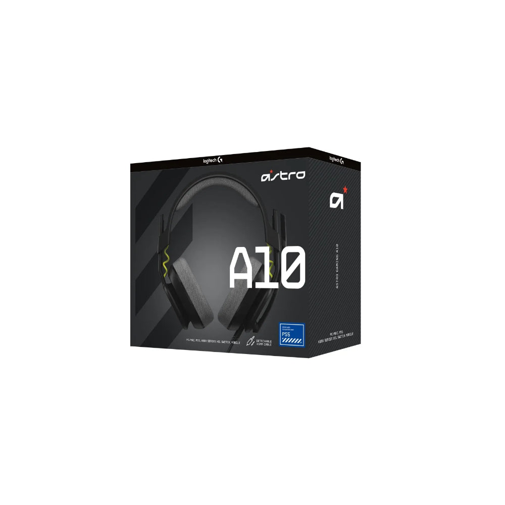 Logitech Astro Gaming A10 G2 Svart