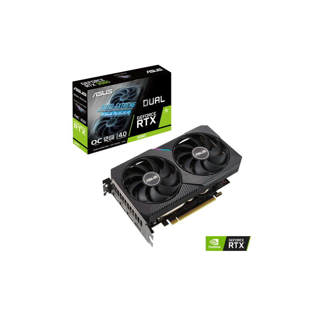 ASUS DUAL GeForce RTX 3060 V2 OC Edition 12GB