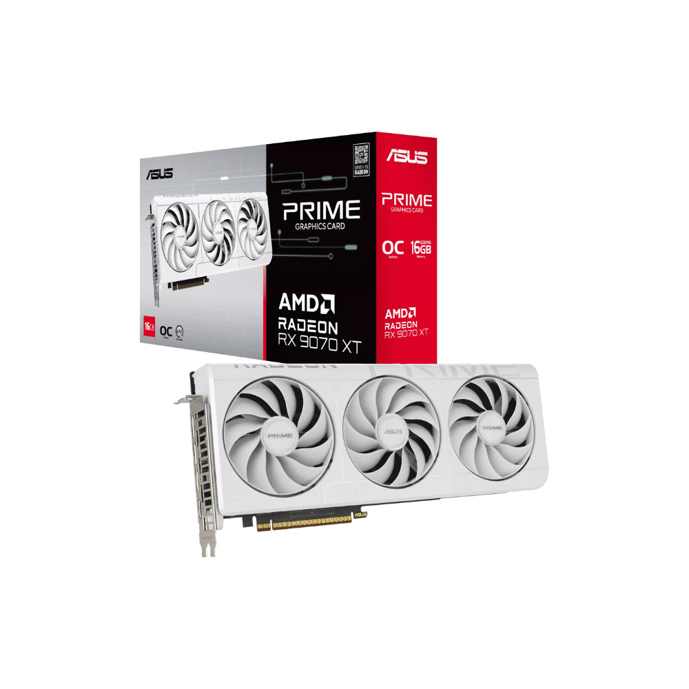 ASUS Prime Radeon RX 9070 XT OC White 16GB