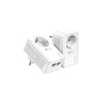 TP-Link TL-PA7027P KIT V1&nbsp; AV1000 2-Port Gigabit Passthrough Powerline Starter Kit