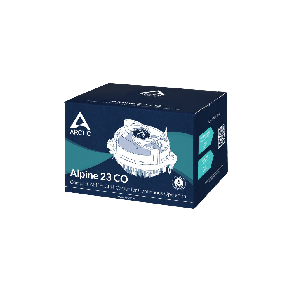 Arctic Alpine 23 CO CPU-kylare 90mm Svart