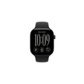 Apple Watch Series 12 GPS + Cellular 46mm - svart aluminium - svart sportband S/M