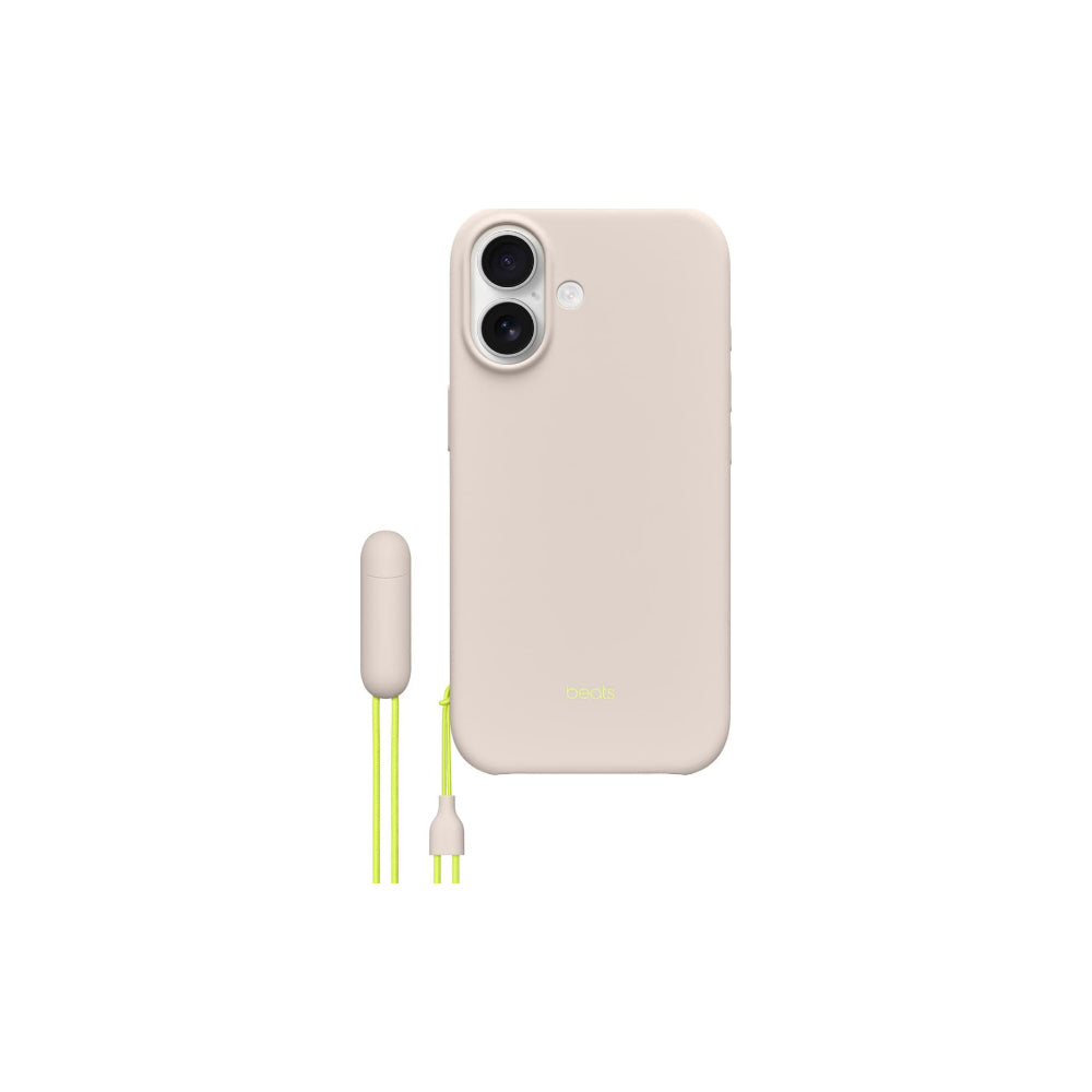 Apple Beats iPhone 17 Kickstand Case med MagSafe - Camera Control - Kalksten