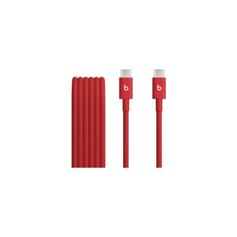 Apple Beats USB-C <-> USB-C flätad kabel 1.5M - Röd