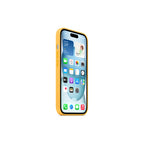 Apple Silikonskal med MagSafe till iPhone 15 Plus - Orange Solsken