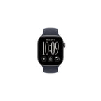 Apple Watch Series 12 GPS + Cellular 42mm - rymdgrå aluminium - marinblått sportband S/M