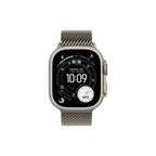 Apple Watch Ultra 3 49mm Naturlig Titan - Naturlig Milanesisk Loop S