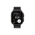 Apple Watch Ultra 3 49mm Svart Titan - Milanesisk Loop Large