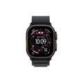 Apple Watch Ultra 3 49mm Svart Titan - Svart Bergsloop Medium