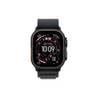 Apple Watch Ultra 3 49mm Svart Titan - Svart Bergsloop Medium