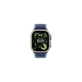 Apple Watch Ultra 3 49mm Naturlig Titan - Blå Terrängloop S/M
