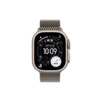 Apple Watch Ultra 3 49mm Naturlig Titan - Milanesisk Loop Large
