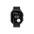 Apple Watch Ultra 3 49mm Svart Titan - Milanesisk Loop Medium