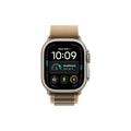 Apple Watch Ultra 4 49mm Naturlig Titan Bergsloop Ökensand