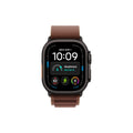 Apple Watch Ultra 4 49mm Svart Titan Bergsloop Bourgogne