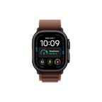 Apple Watch Ultra 4 49mm Svart Titan Bergsloop Bourgogne