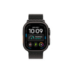 Apple Watch Ultra 4 49mm Svart Titan Milanesisk Loop