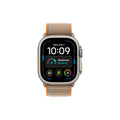 Apple Watch Ultra 4 49mm Naturlig Titan Terrängloop Sand