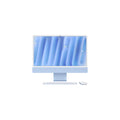 Apple iMac 24” M4 8-Core CPU/GPU 16GB 512GB Gigabit Ethernet Blå