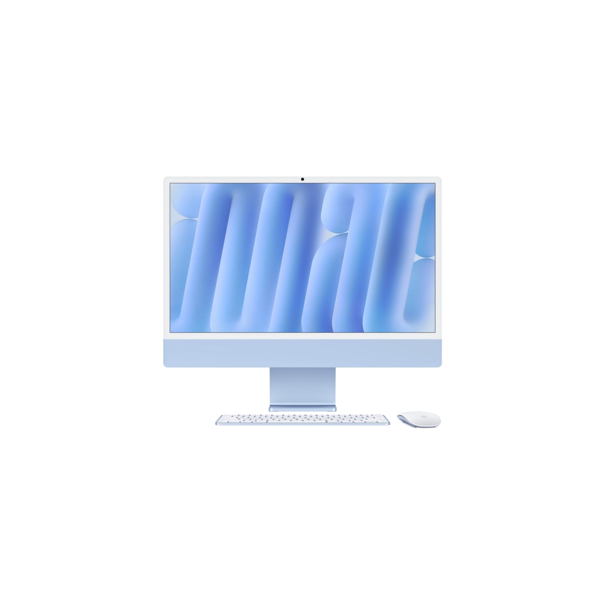 Apple iMac 24” M4 8-Core CPU/GPU 16GB 512GB Gigabit Ethernet Blå