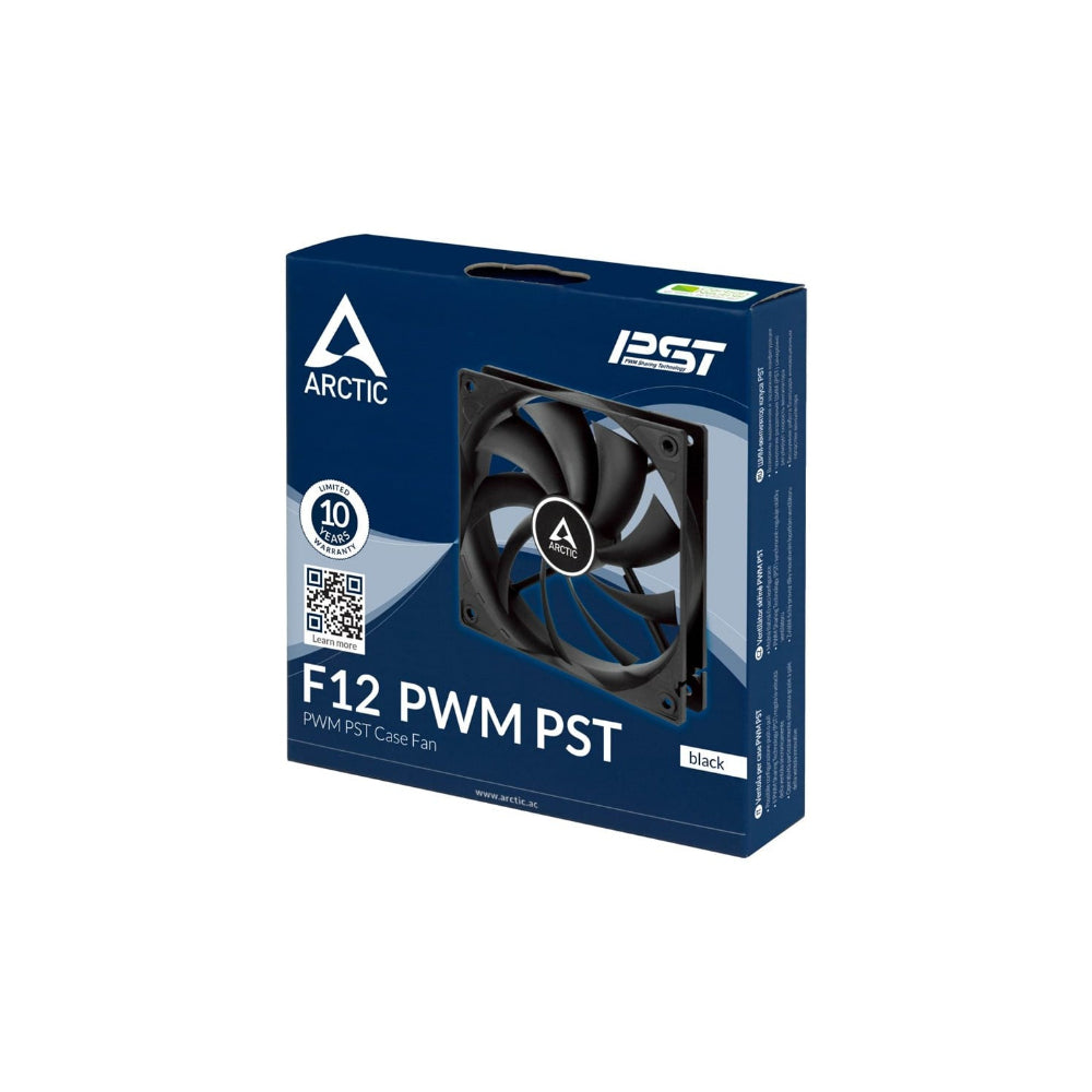 Arctic F12 PWM PST 120mm Svart