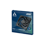 Arctic P12 Slim PWM PST 120mm Svart